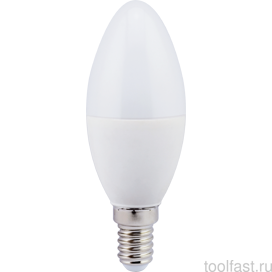 248208 Лампа свеча Ecola LED 7W 220V E14 4000K (композит) 105x37